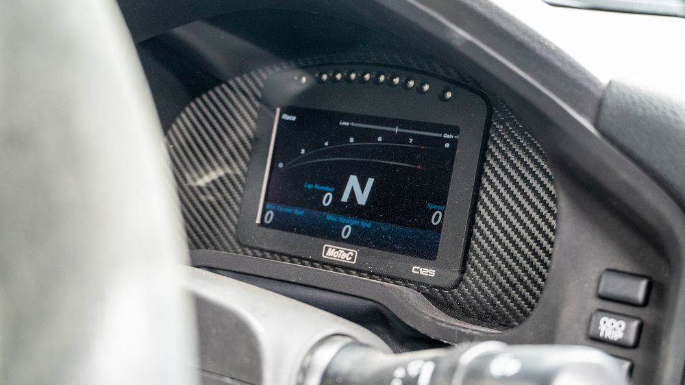 MoTeC dash in the school Toyota 86